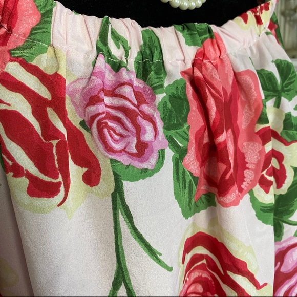 Beautiful Off The Shoulder Floral Dress - Picture 3 of 7